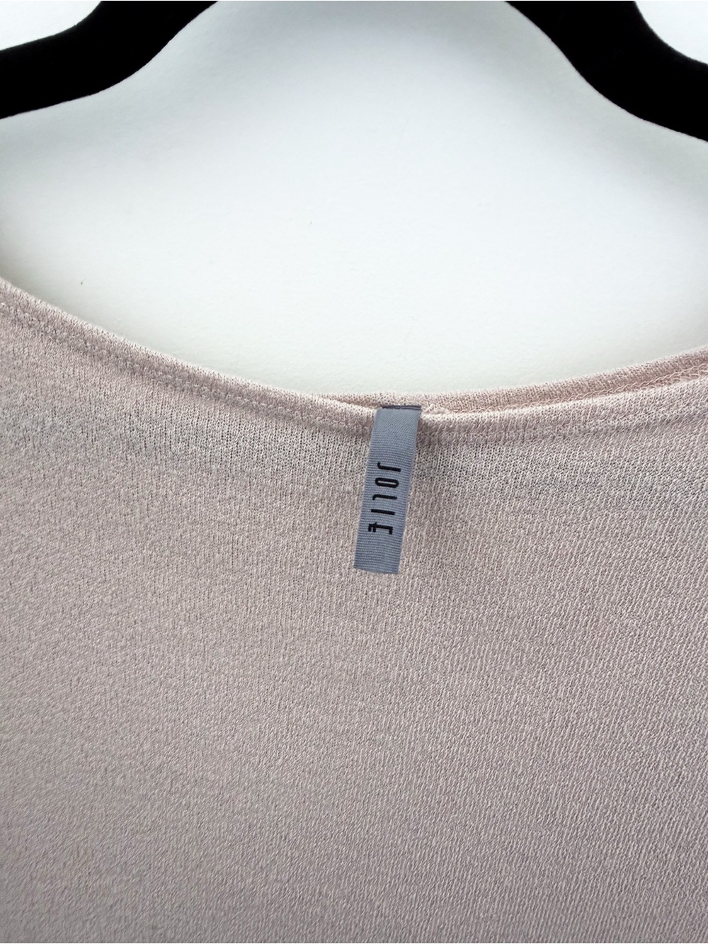 Jolie Blush Beige Dolman Sleeve Knit Top Oversized Boat Neck One Size - Picture 4 of 8